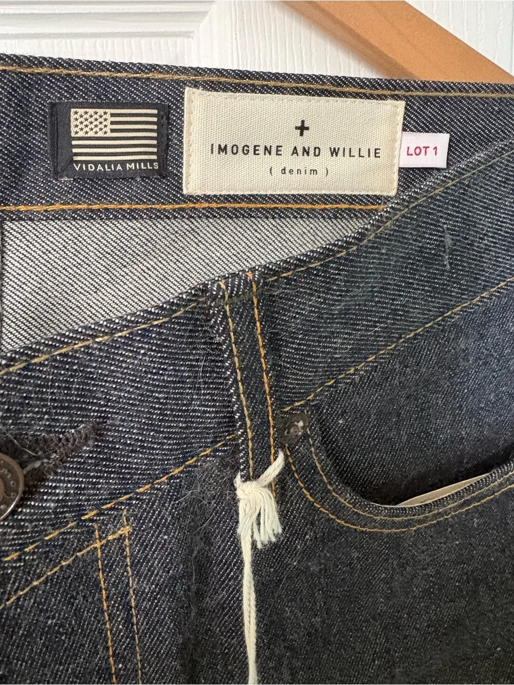 Imogene+willie barton slim indigo rigid usa lot 1